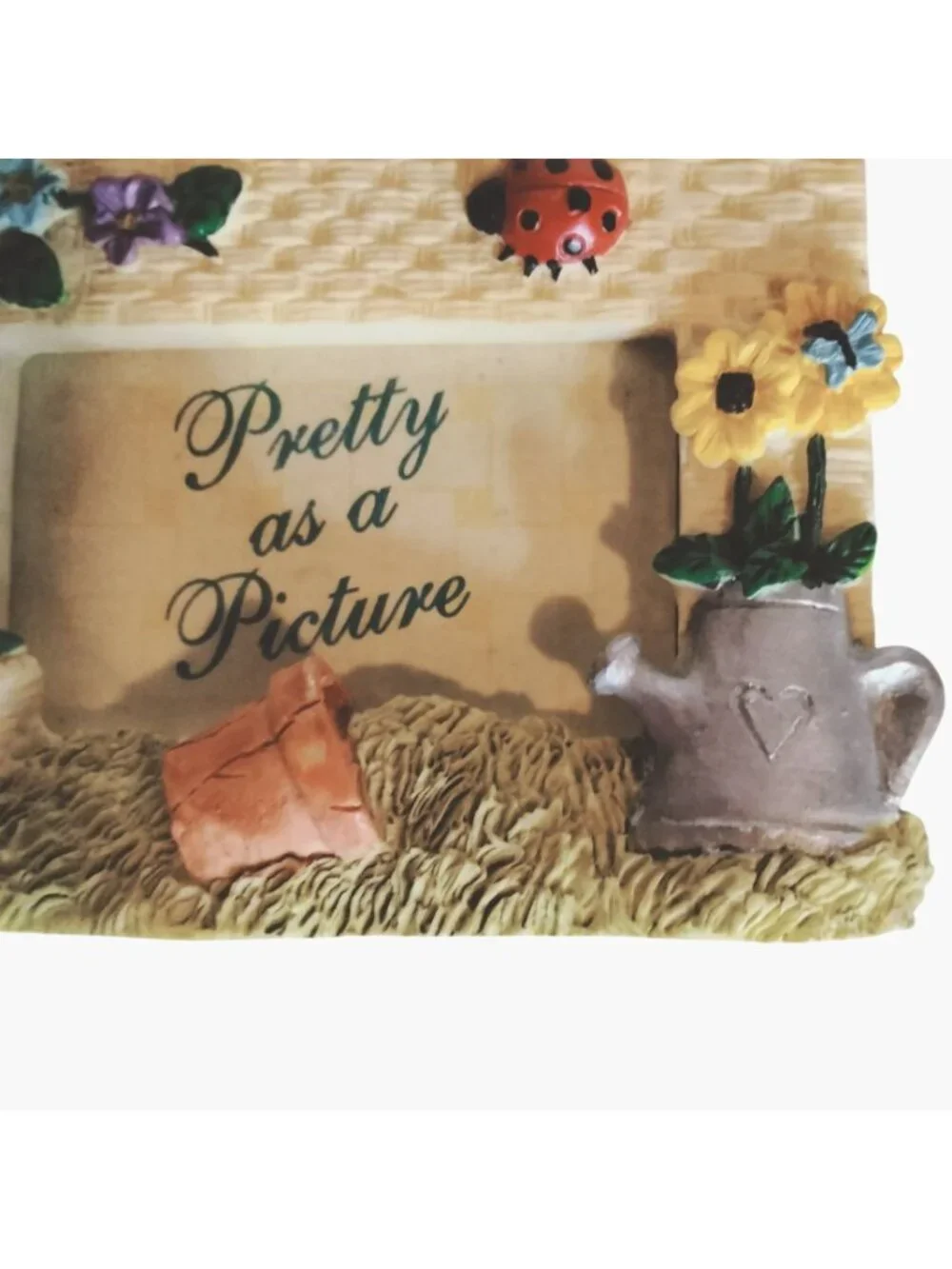 Pretty As A Picture Floral Mini Frame Decorative Gardener Photo
